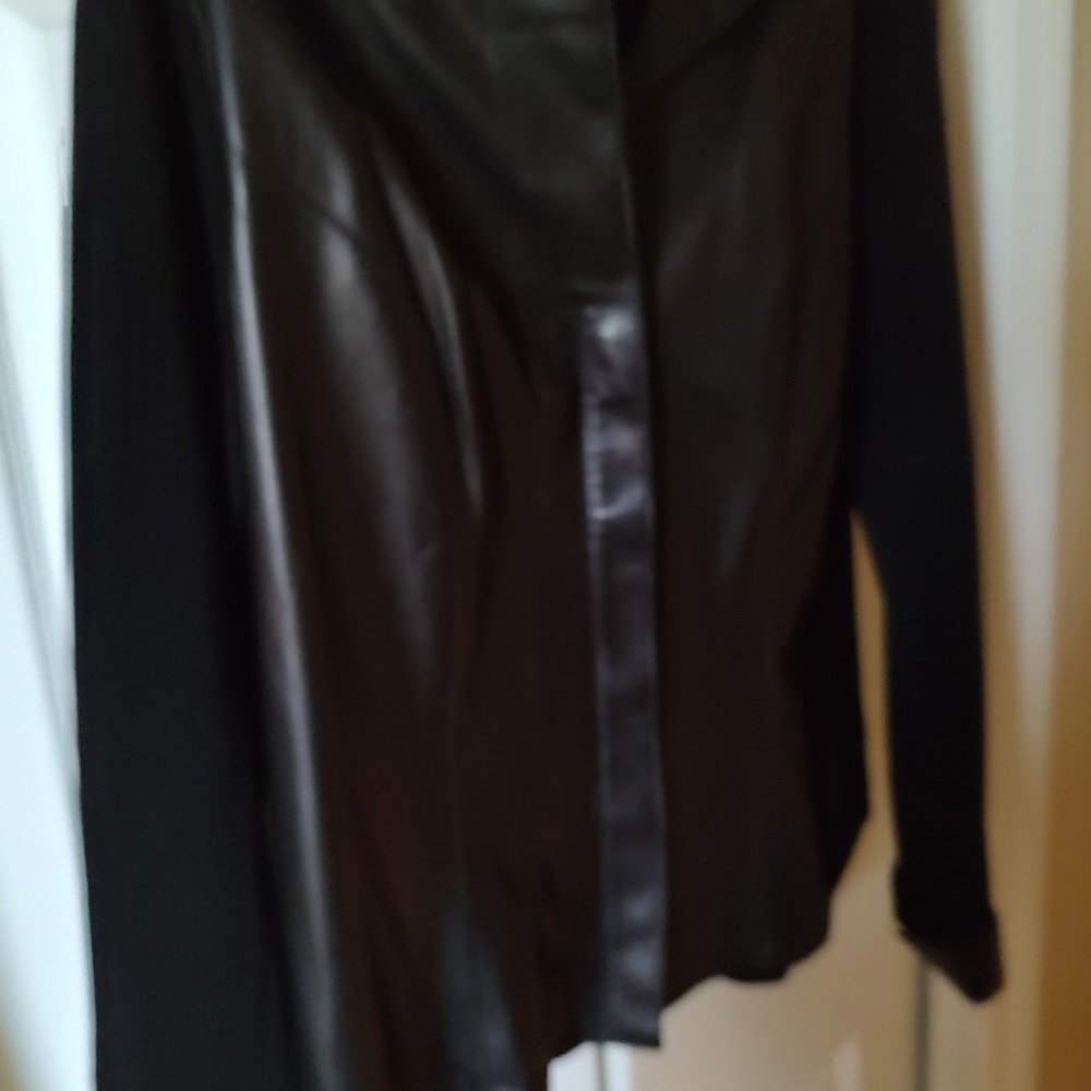 NETO Brand Leather Jacket Black - Soft, Buttery Leather  Size 12